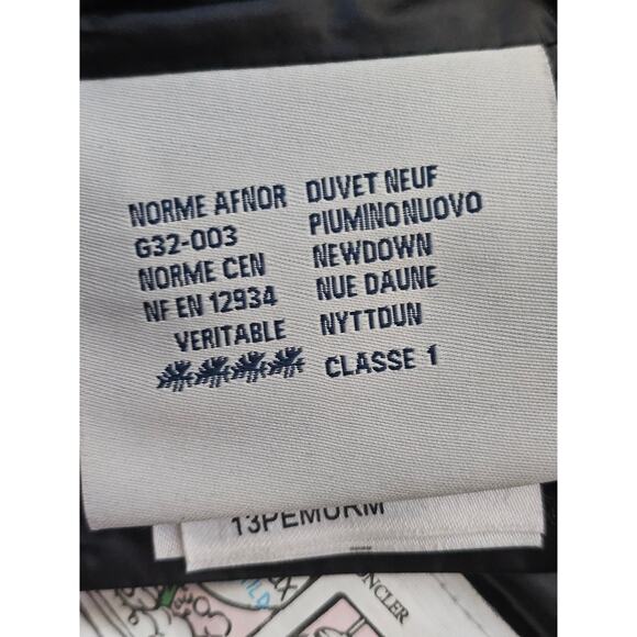 Moncler Bady down   Black Shiny Jacket  Size 4/Midium - Picture 11 of 15